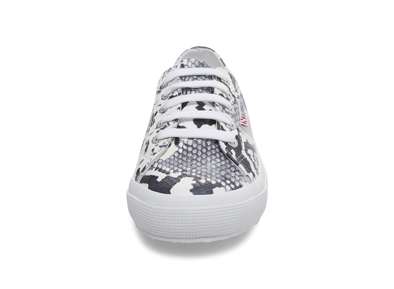 Superga Black/White/Snake Sneakers Womens - 2750 Synth Snakew - 042KOQCZH